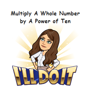 Multiply A Whole Number by A Power of Ten Quiz